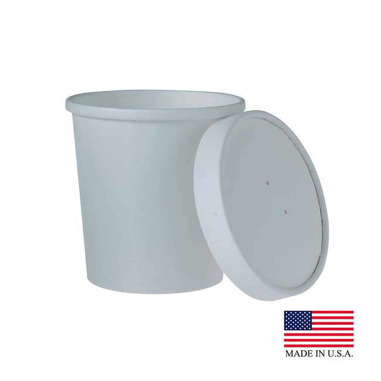 Dopaco D16rbld Pe 16 Oz Soup Container With Lid, Pack Of 250