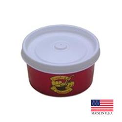 Dopaco 24255 Pe 8 Oz Fresh & Delicious Soup Container With Lid, Pack Of 250