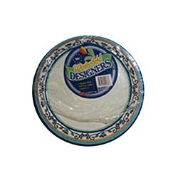 00132-0 Pe 9 In. Paper Plate, Moroccan Blue - Pack Of 288