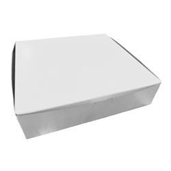 10102-1012b-261 Pe 10 X 10 X2.5 In. Bakery Box With Corner Lock, White - Pack Of 250