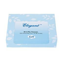 826-40 Pe 2ply 40 Count Small Box Bed Side Facial Tissue, Pack Of 8000
