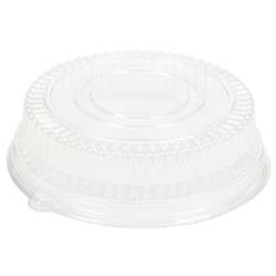9 In. Round Lightweight Plastic Dome Lid - Clear