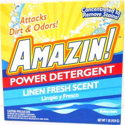 915-7 Pe 1 Lbs Amazing Linen Fresh Scent Power Detergent, Pack Of 12