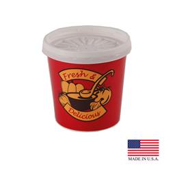 16 Oz Fresh & Delicious Soup Container With Lid, Pack Of 250