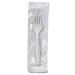 Iefw Pe White Medium Weight Polypro Wrapped Fork - Pack Of 1000