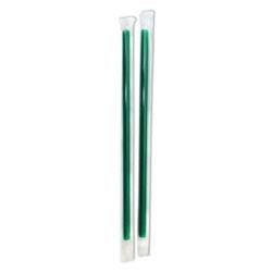 Pv549nf Pe 9 In. Green Wrapped Giant Straw - Pack Of 1200