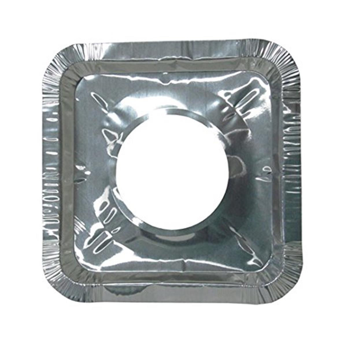 Durable 6100-1000 Pec Aluminum Square Burner Bib Cover - Pack Of 1000