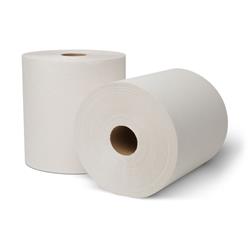 8031600 Pec 8 In. X 630 Ft. White Ecosoft Controlled Roll Towel - Pack Of 6
