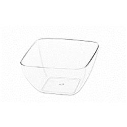 Berryc 3 Oz Disposable Mini Heavy Plastic Bowl - Clear, Set Of 12