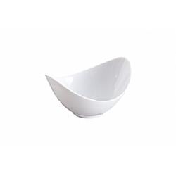 1.5 Oz Disposable Mini Oval Heavy Plastic Bowl - White, 24 Per Set & Set Of 12
