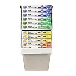 Durable 92050-72ggrb Pec 12 In. X 50 Ft. Color Foil Display - Pack Of 72