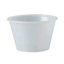 9500517 Pec 4 Oz Translucent Plastic Portion Cups, Case Of 2500
