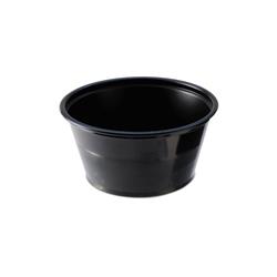 9505137 Pec 2 Oz Translucent Souffle Portion Cup, Case Of 2500 - Black