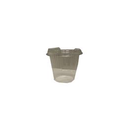 20893 Pe 16 Oz Hinged Cup, Clear