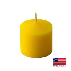 510-72-4c Pe Yellow Citronella Votive Candles