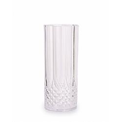 Bcrysh 16 Oz Crystal-like Hard Plastic Disposable Highball Glasses, 12 Per Set & Set Of 4