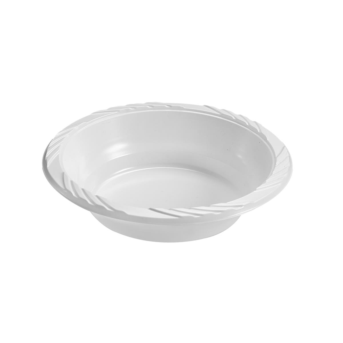 989 Pec Trading White 18 Oz Plastic Bowl