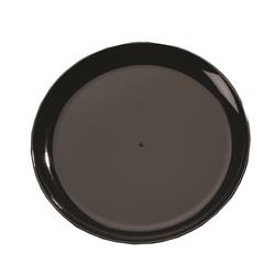12 In. Round Catering Tray, Black