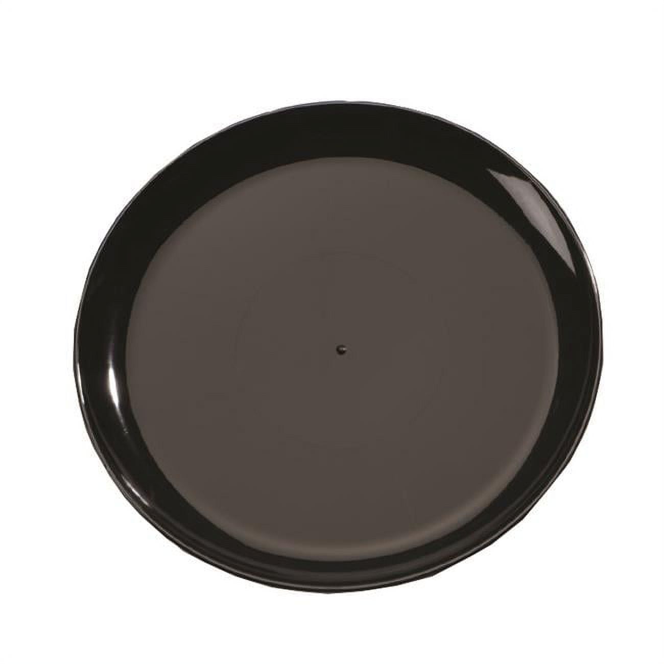A718pbl25 Pec 18 In. Round Catering Tray, Black