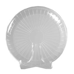 18 In. Round Catering Tray, Clear