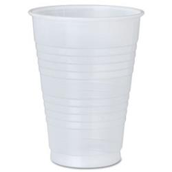 16 Oz Disposable Translucent Lightweight Plastic Cup Set Of 80