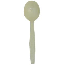 Bp-mhssn Pec Medium Heavy Weight Biodegradable Soup Spoon, Begie