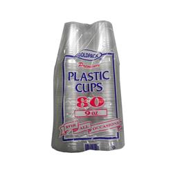 C141 Pec 9 Oz Translucent Plastic Cups, Clear