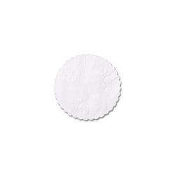 Dl06sp Pec 6 In. Linen Round Doily, White
