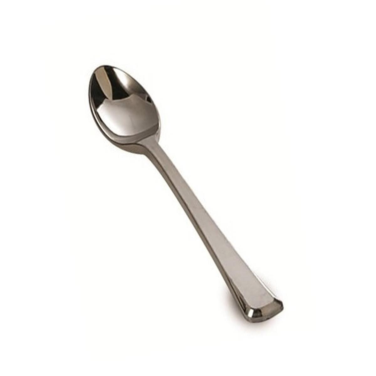 Emi-gwsp4 Pec Glimmerware Mini Tasting Spoon, White