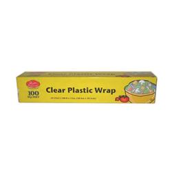 F36-100 Pec 100 Square Ft. Plastic Wrap, Clear