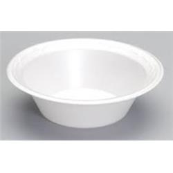 F4 Pec 12 Oz Foam Bowl, White