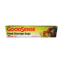 Gds24u40 Pec 40 Count Good Sense Food Storage Bag, Clear