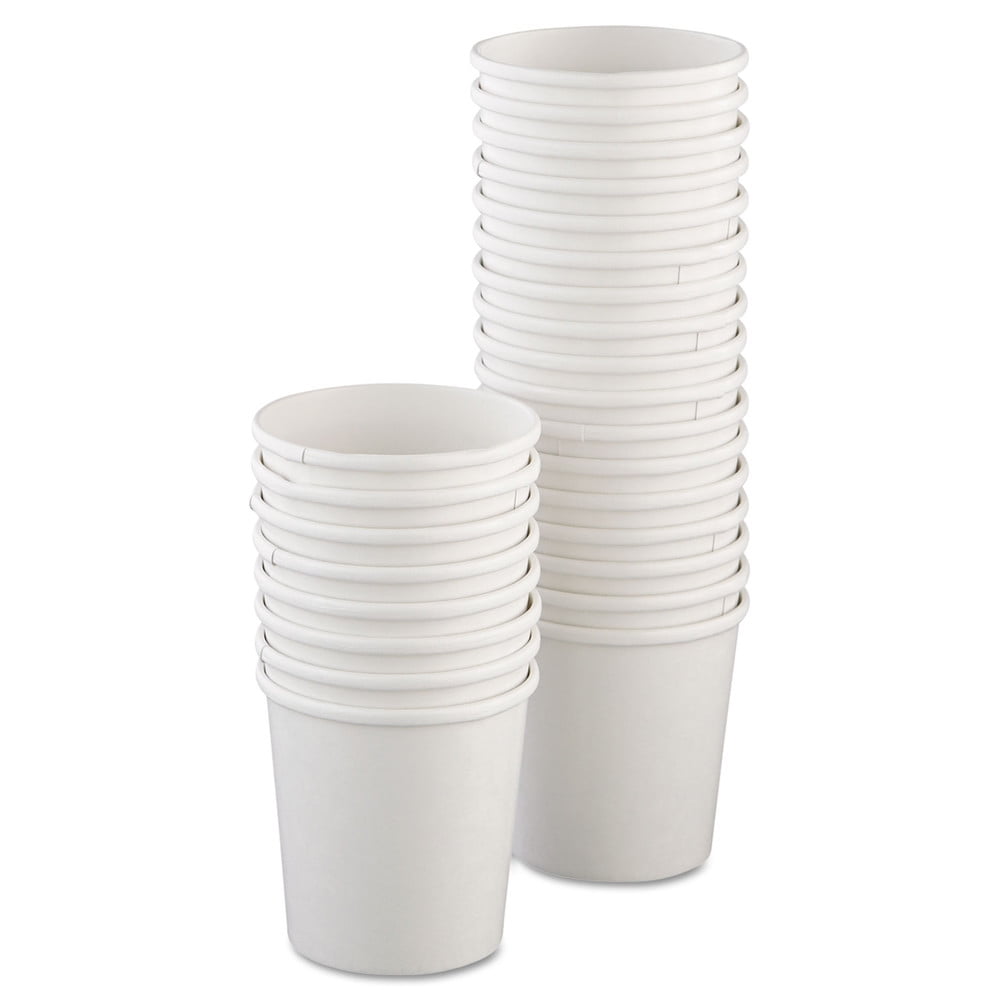 Solo Cup H4165-2050 Pec 16 Oz Double Poly Paper Food Container, White