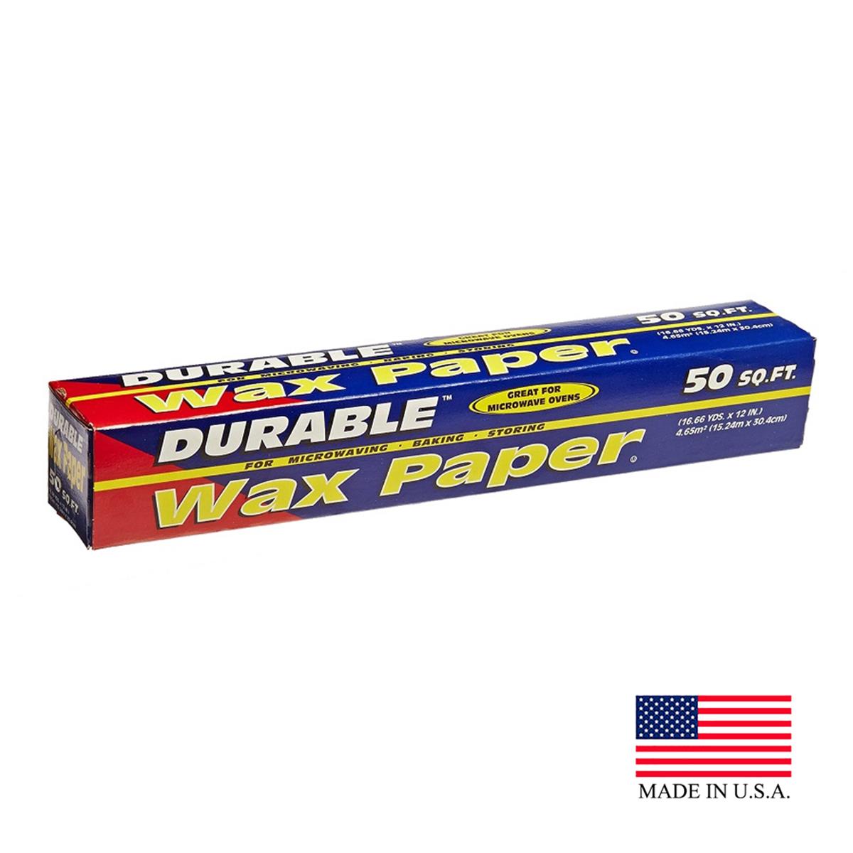 Durable Hwax50 Pec 12 In. X 50 Ft. Deli Wax Paper