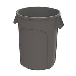 Impact Products Gc320103 Pe 32 Gal Huskee Round Waste Container, Gray - Case Of 1