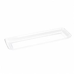 Sushic 2 X 7 In. Disposable Mini Clear Heavy Plastic Tray, Set Of 6