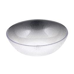 Mpi03186 Pec 18 In. Clear Crystalware Hammered Bowl - Case Of 4