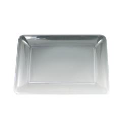 Clear 10 X 14 In. Sovereign Rectangular Tray - Case Of 25
