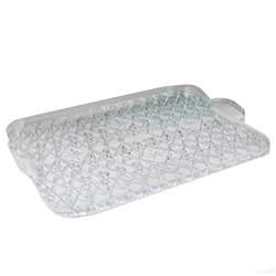 Mpi1913 Pec Clear 19 X 13 In. Crystalware Rectangular Tray With Handle - Case Of 6