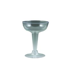 Clear 4oz Soveriegn Champagne Glass, 2 Piece - Case Of 400