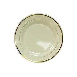R40060gld Pec 6 In. Ivory Regal Bowl With Gold Trim - Case Of 120