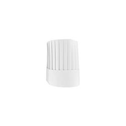Cc207 Pe 7 In. Le Classic Pleated Full Chef Hat, White - Case Of 12