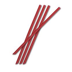 St5r-10-1000 Pe 5 In. Unwrapped Sip Stick, Red - Case Of 10000