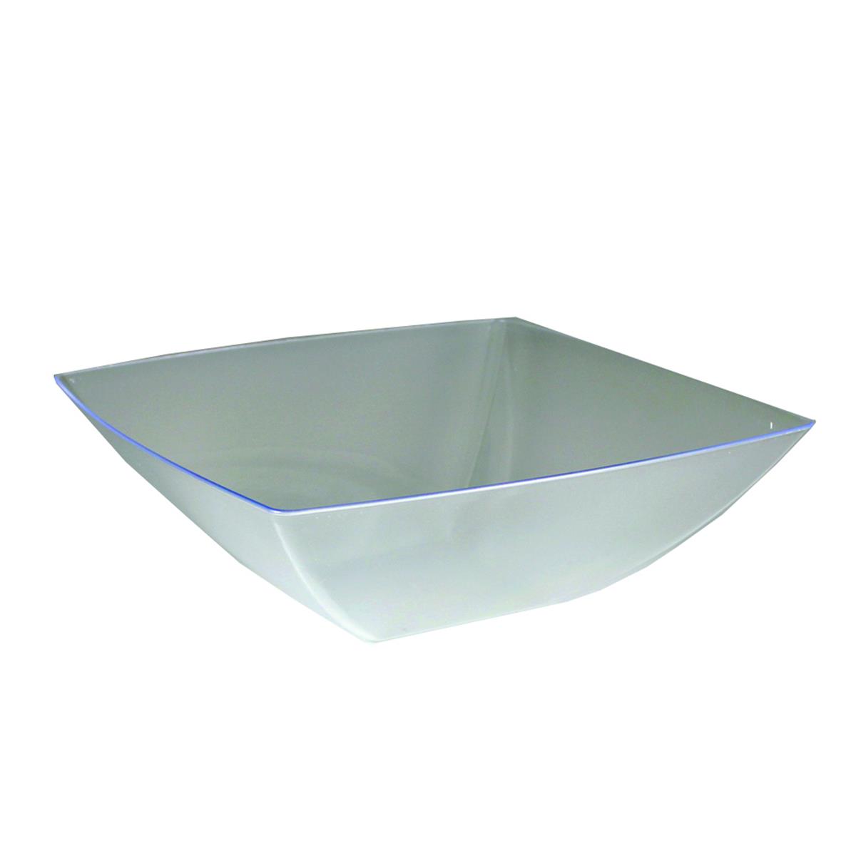Sq81286 Pec 128 Oz Clear Simply Squared Bowl - Case Of 12