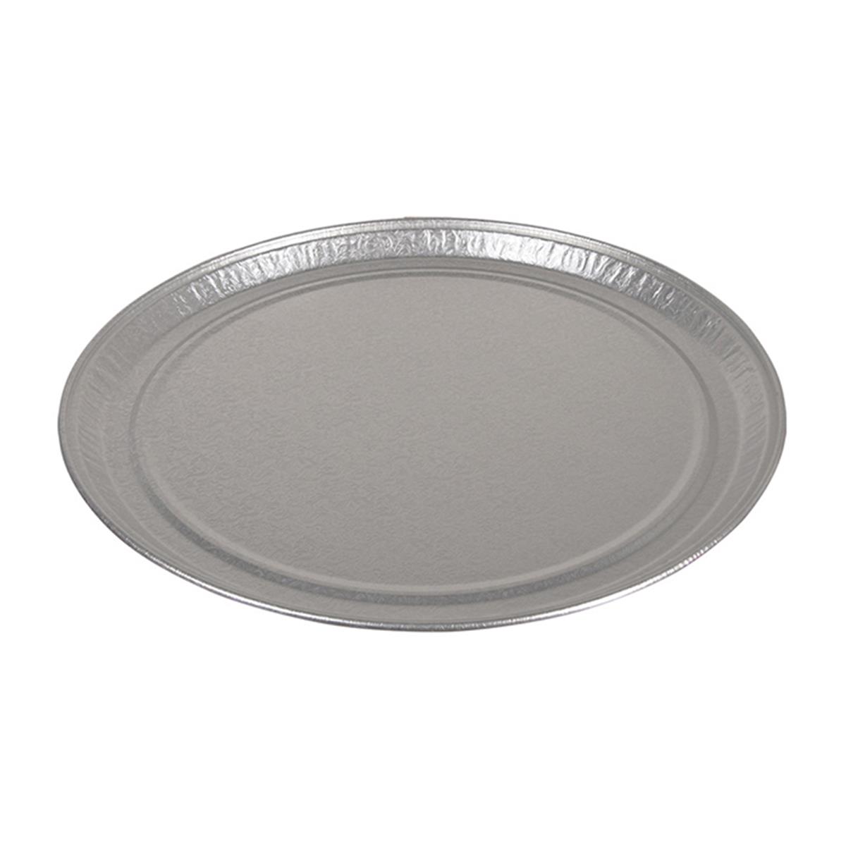451612a Pe 16 In. Aluminum Round Flat Catering Tray - Case Of 50