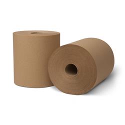 8031500 Pe 8 In. X 630 Ft. Natural Ecosoft Unbleached Roll Towel - Case Of 6