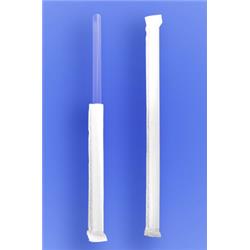 7.75 In. Jumbo Straw Clear Paper Wrapperd & Boxed - Case Of 24