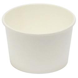 Dppfcw08-b R3j 8 Oz Heavy Weight Food Container Pe Paper, White - Case Of 1000
