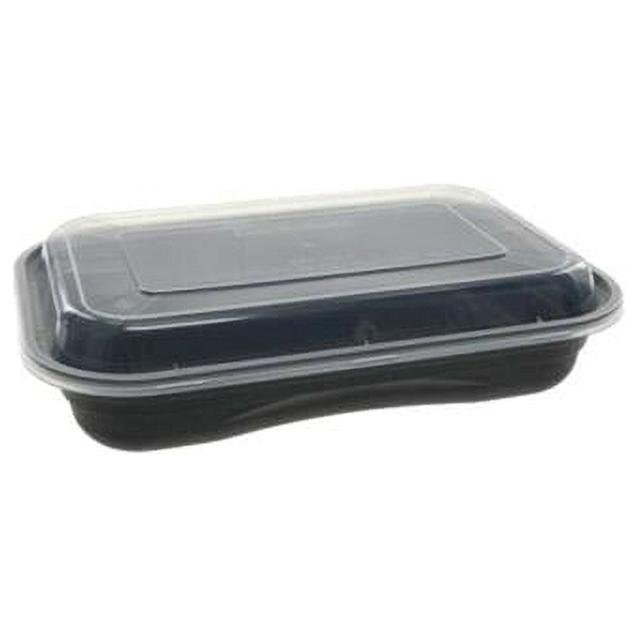 Nv2grt2786b Cpc 27 Oz Versa2go Rectangle Combo P-p Container, Black & Clear - Case Of 150