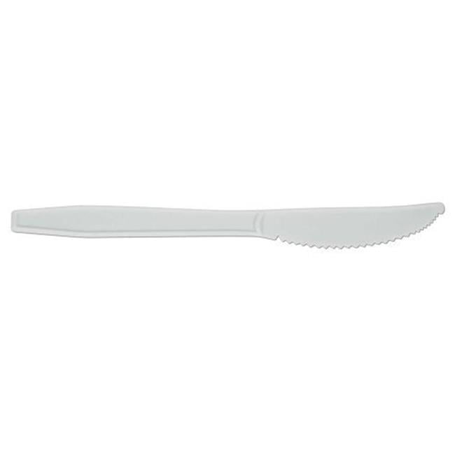 Prime Source 75003540 Cpc Heavy Weight Plastic Knife - White, Case Of 1000